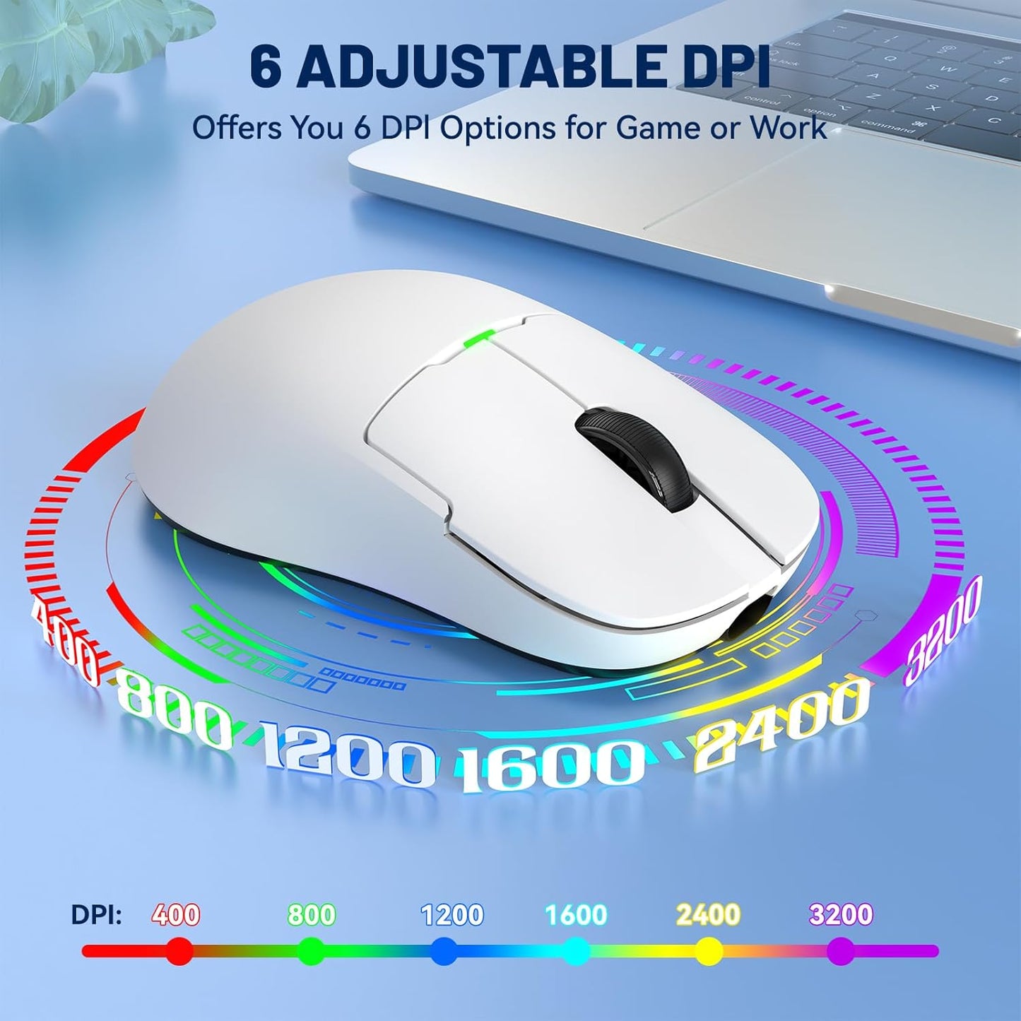 Ajazz AK820 Pro 75% Mechanical Keyboard, Gasket-Mounted Gaming Keyboard with TFT Smart Display&Knob + AJ159 2.4G Wireless Gaming Mouse,56g Ultralight with 26K DPI PAW3395 Sensor