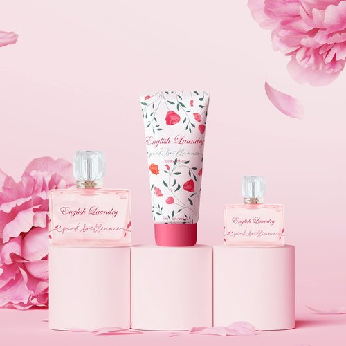 English Laundry Pink Brilliance 3 Piece Gift Set EDP, 3.4 fl. oz.