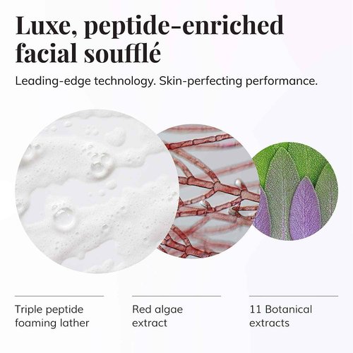 Le Mieux Facial Skincare Set - Peptide Foam Cleanser, Essence Toner & 24 Hr Age-Defying Cream - 3-Piece Set