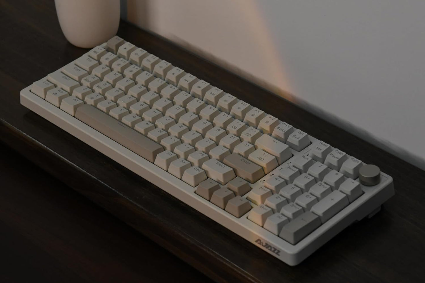 AK980 97Keys Tri-Mode Full Mechanical Keyboard, Gasket-Mounted, Hot-Swappable, 1.14” TFT Smart Display, Bluetooth 5.1/2.4G Wireless/Wired, PBT Keycaps RGB Backlit (Purple, Gift Linear Switch)