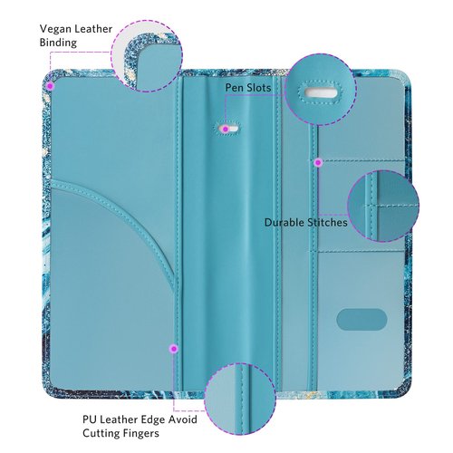 CoBak Car Registration and Insurance Holder - Vehicle Glove Box Car Organizer,Auto Truck Comparment Accessories Case with Magnetic Closure for Driver License,Cards
