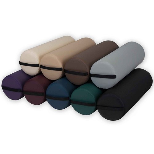 EarthLite Bolster Pillow Jumbo – Durable Massage Bolster, 100% PU Upholstery incl. Strap Handle/Professional Quality for Massage Table/Back Pain Relief