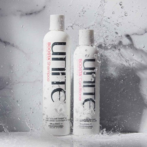 UNITE Hair - BOOSTA Conditioner - Volumizing, Hydrating Conditioner for Fine, Limp Hair - Adds Shine, Strengthens, UV Protection, Safe for Extensions, Paraben-Free, 33 Fl Oz