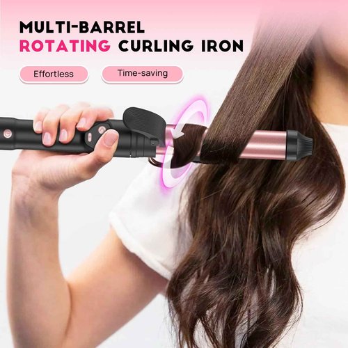 Automatic Curling Iron with 3 Attachments
