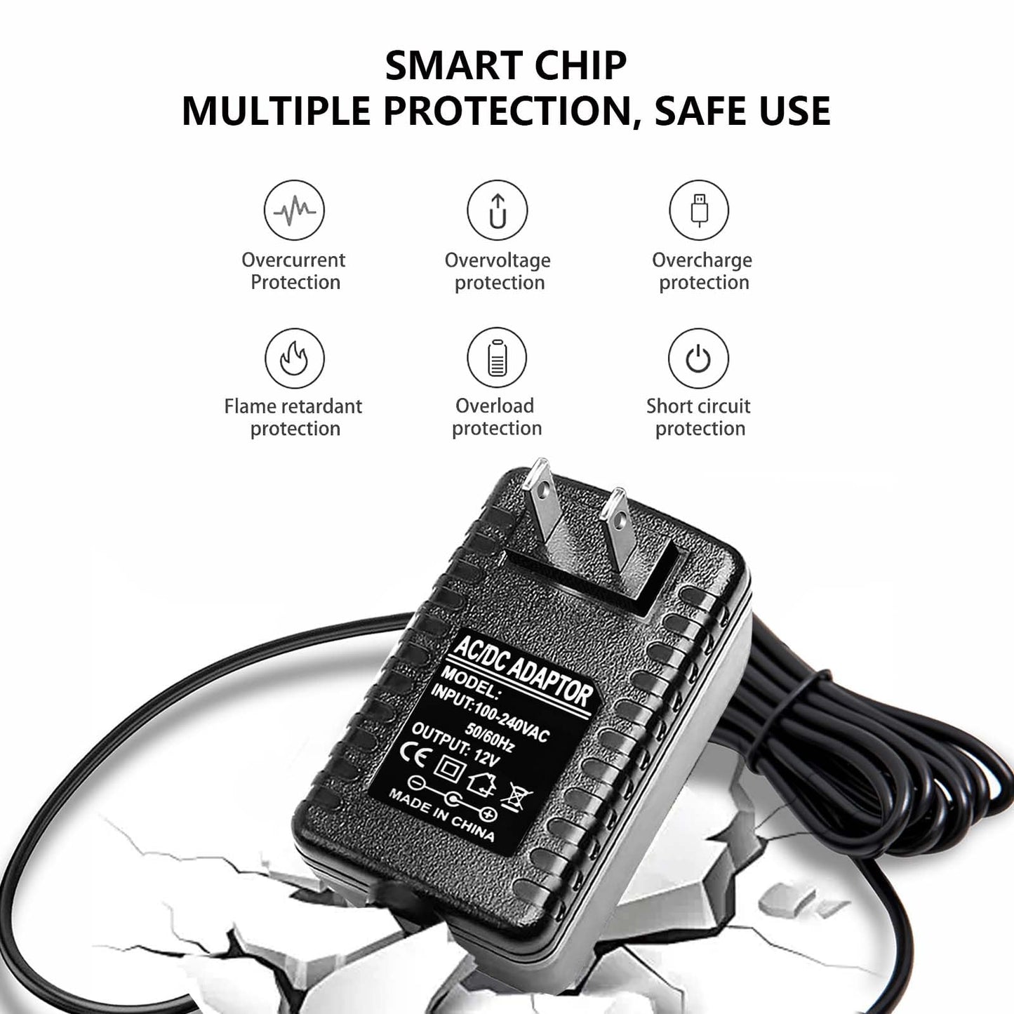 5V 2.5A 3 A Raspberry Pi Power Supply Adapter for Raspberry Pi 3 B+, Pi 2 B, Pi Zero, Pi Model A A+, Model B B+ DC Power Cord Charger