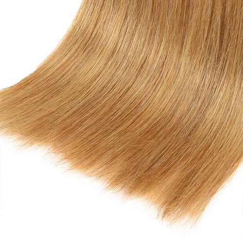 #27 Blonde Bundles Human Hair Straight Bundles 18 20 22 Inch Honey Blonde Straight Bundle Human Hair Extensions Unproceesed Virgin Hair 50 Gram Per Bundle 3 Bundle for Black Women