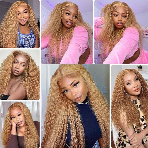 Giginger Brazilian Human Hair Bundles 22 24 26 Inch Honey Brown 27 Color Jerry Curly Wave Bundles Human Hair Unprocessed Virgin Quick Weave Hair for Black Women
