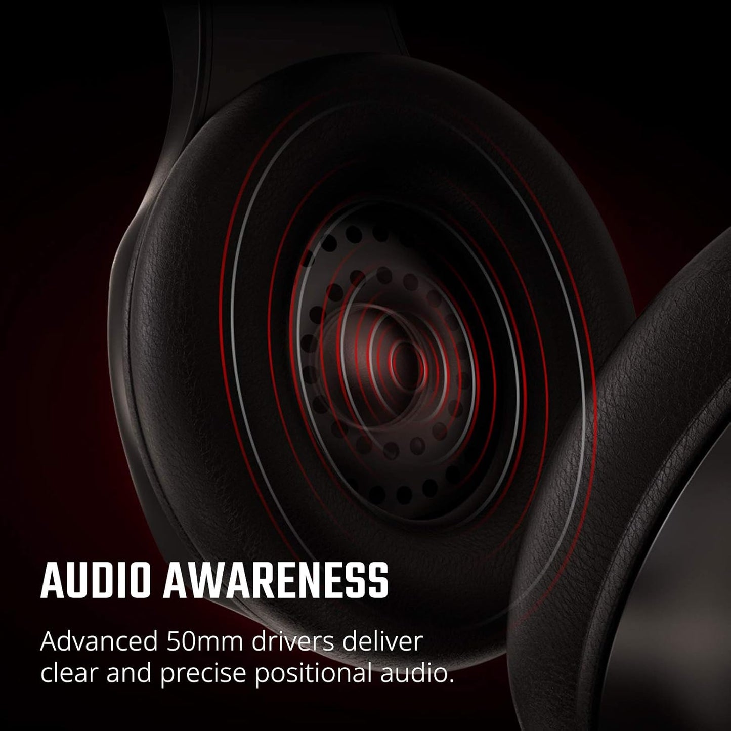 Acer Nitro Gaming Headset II: 50mm Drivers | Retractable Omni-Directional Noise-Canceling Microphone with On-Cable Controls | Over-Ear Design with RGB Lights, (Pack of 1)