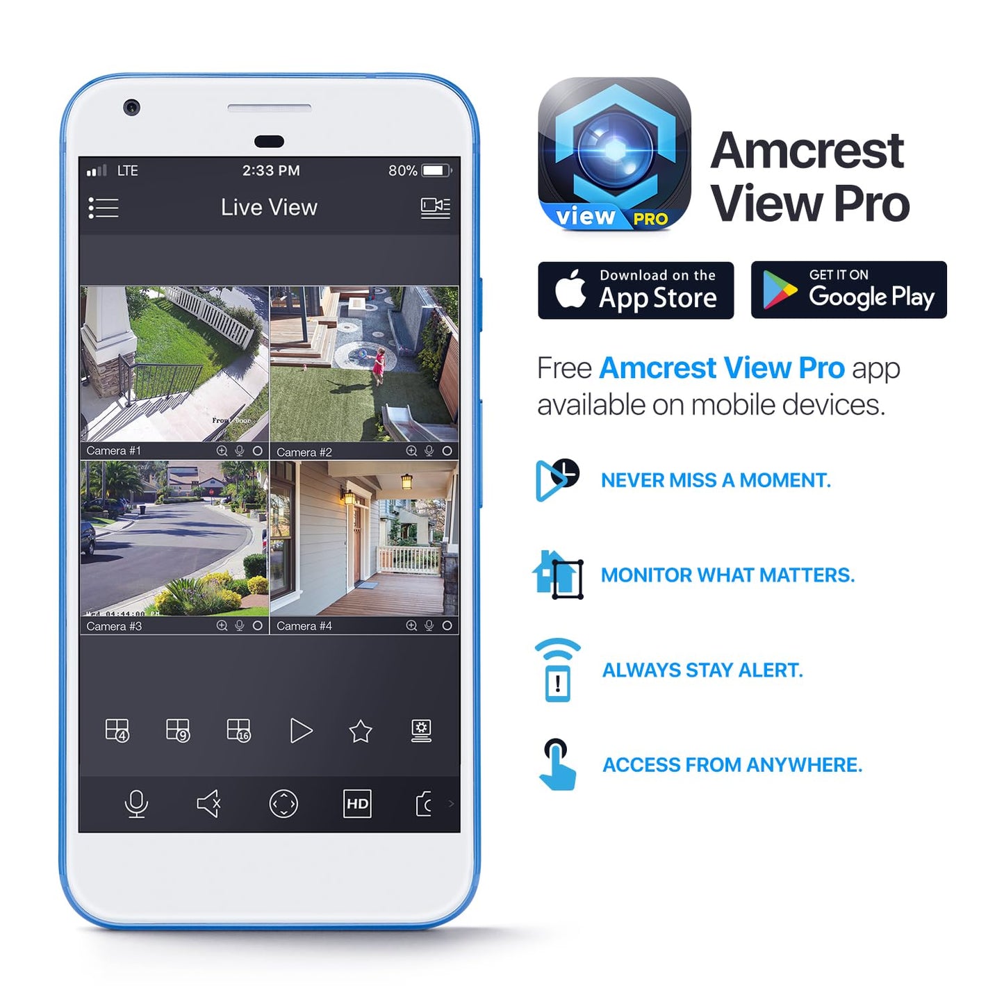 Amcrest 4MP Outdoor PTZ POE+ 802.3at AI IP Camera Pan Tilt Zoom (Optical 25x Motorized), Face Detection, High Speed Auto Tracking, Video MetaData Monitoring, 492ft IR Night Vision, IP4M-1093EW-AI