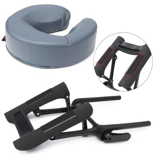 Master Massage Set Face Cradle, Cresent, Royal Blue