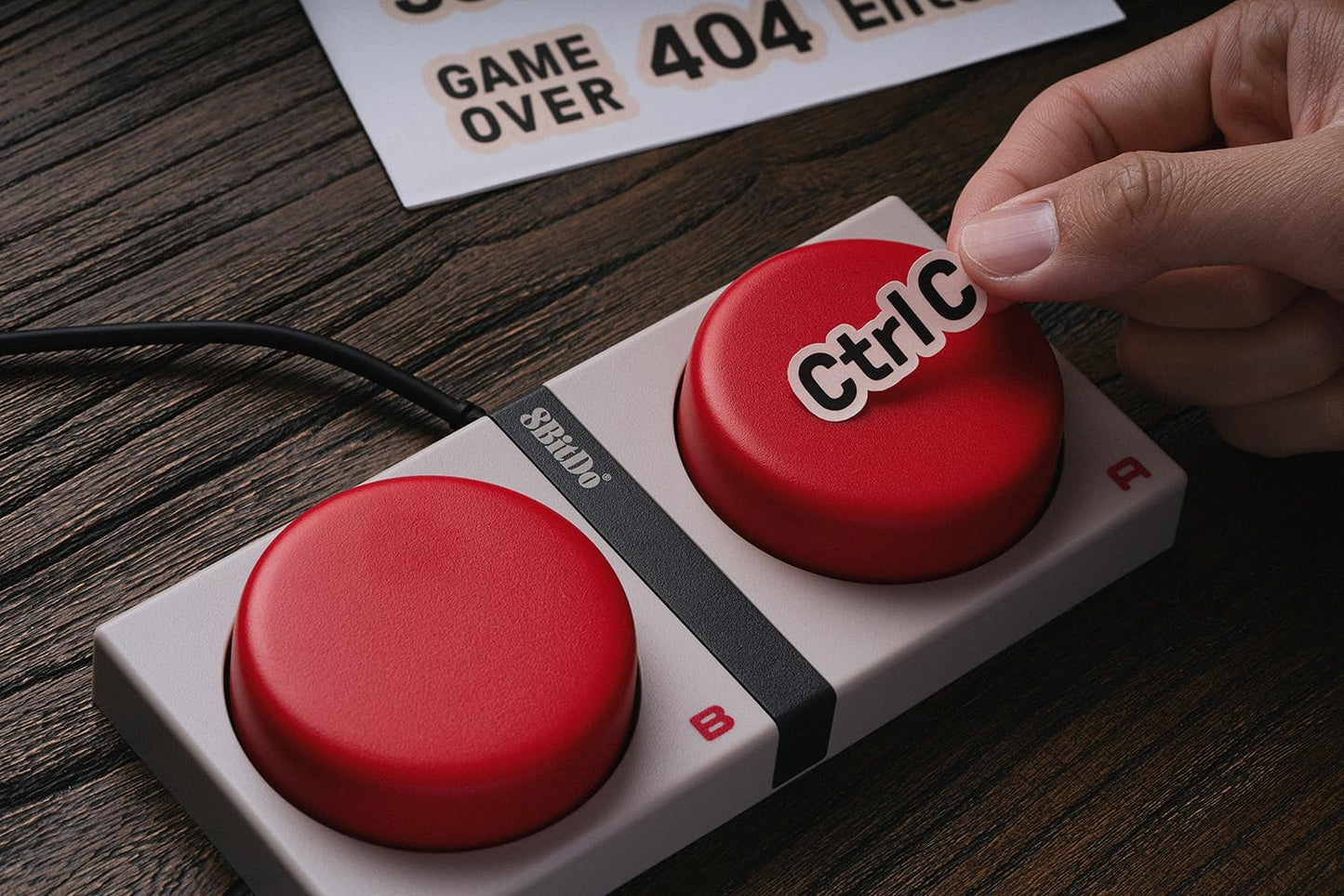 8BitDo Retro Mechanical Keyboard, Bluetooth/2.4G/USB-C Hot Swappable Gaming Keyboard with 87 Keys, Dual Super Buttons and Super Stick for Windows and Android - C64 Edition