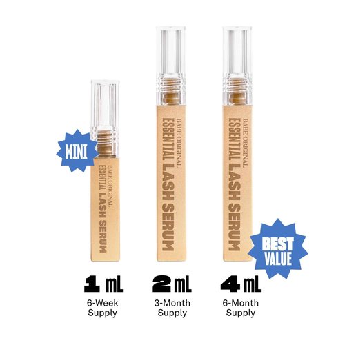 Babe Original Eyelash Serum for Natural, Fuller & Longer Looking Eyelashes - Lash Serum Hydrates Lashes for Lash, Brow & Lash Extensions - 4mL