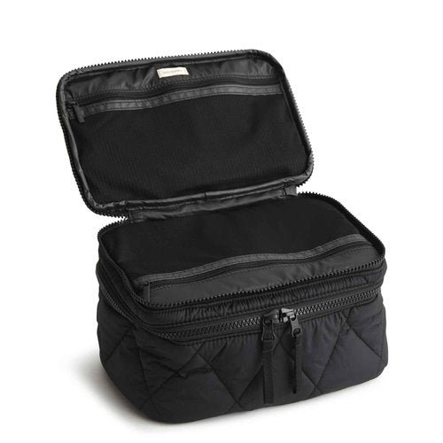 Vera Bradley Women's Featherweight Brush Up Cosmetic Case, Moonless Night, One Size