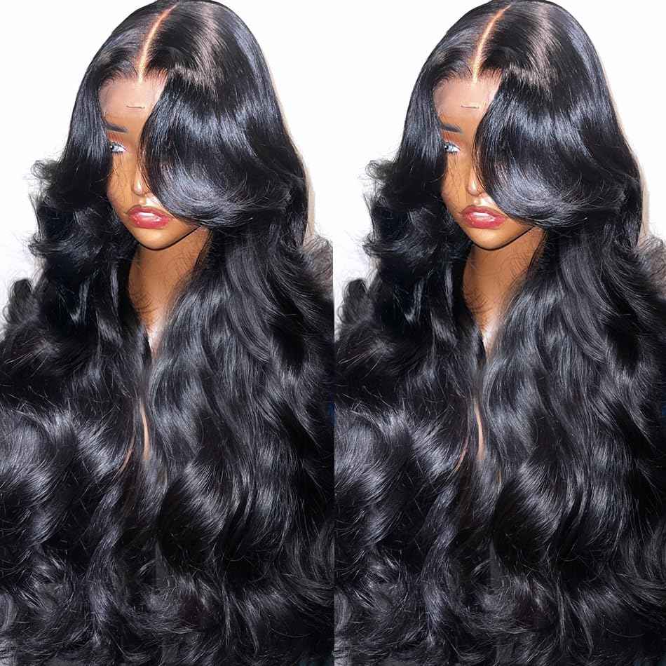 ghotool 200% Density 13x6 Body Wave Lace Front Wigs Human Hair Wigs For Women HD Lace Glueless Wigs Human Hair Pre Plucked With Baby Hair Natural Hairline