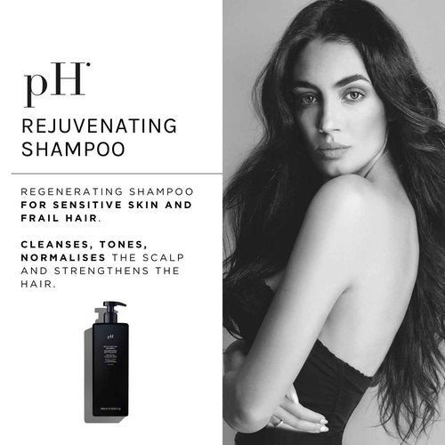pH PURE HAIR Rejuvenating Hydrating Shampoo - Sulfate-Free Clarifying Natural Shampoo for Thinning, Hair Loss & Hair Growth Repair - 33.8 oz
