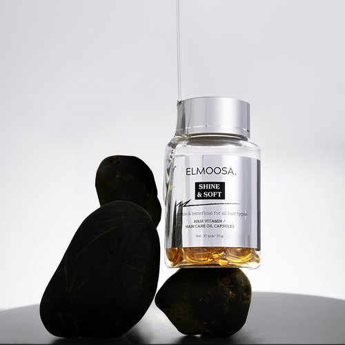 ELMOOSA HAIR CARE ROUTINE / 300ML Pre Wash/Shampoo Hair Mask Heat Protect + Hair Care Oil Capsules For All Hair Types Deeply Moist Add Shine& Smooths /No Rinse with Argan Oils For Women & Men