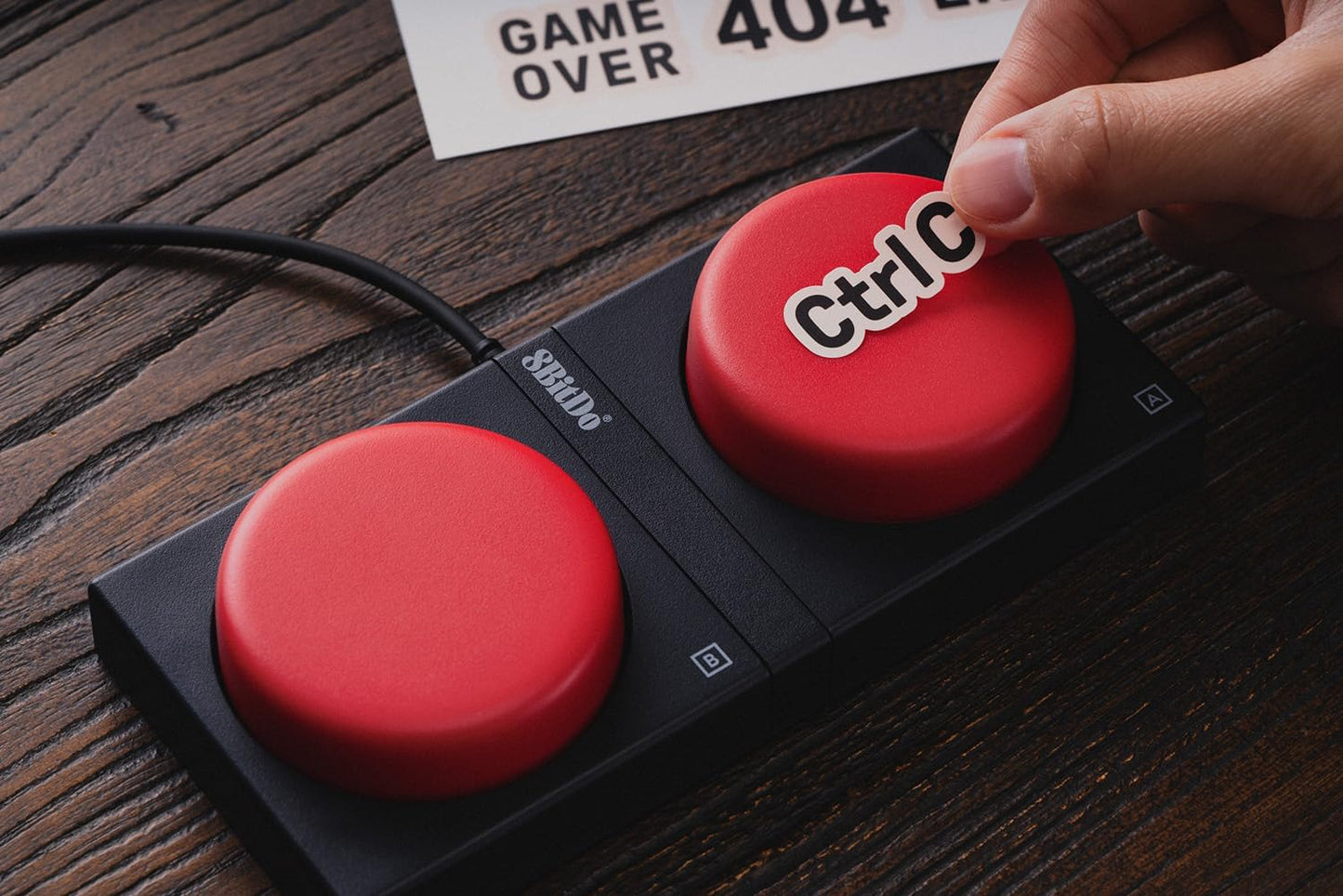 8Bitdo 87 Keys Retro Mechanical Keyboard, Bluetooth/2.4G/USB-C Hot Swappable Gaming Keyboard with Dual Super Programmable Buttons and Super Stick, Volume knob for Windows and Android - C64 Edition