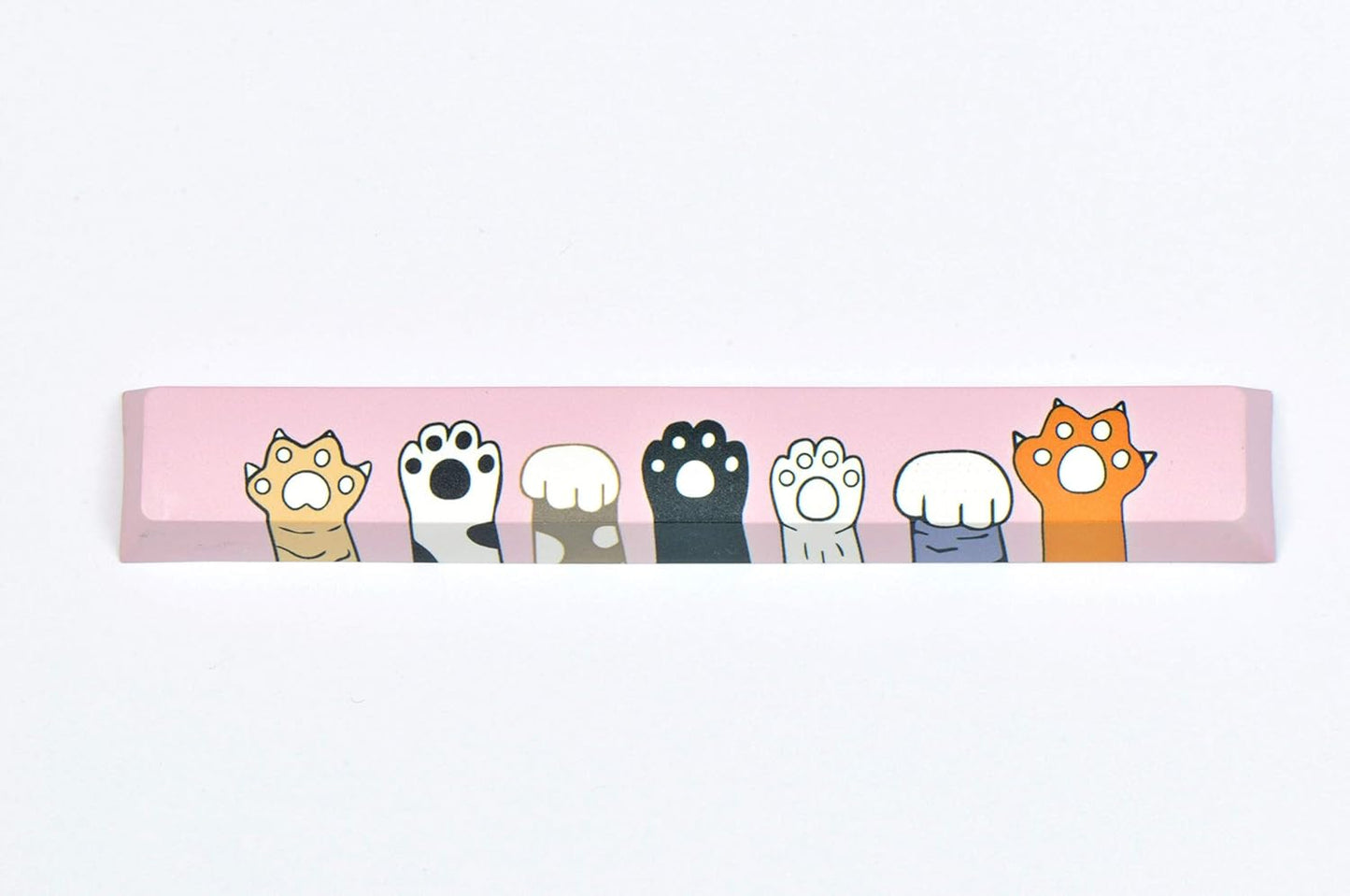 5-Side Dye-subbed PBT Spacebar Keycap Cherry Profile DIY Keycap 6.25U 6.25X for Gaming Mechanical Keyboard Cats' Paws Brand
