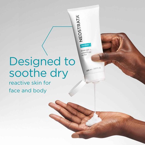 NEOSTRATA Bionic Lotion Skin-Fortifying Moisturizer with Antioxidants For Face & Body, For Sensitive Skin Fragrance-Free, 6.8 fl. oz.