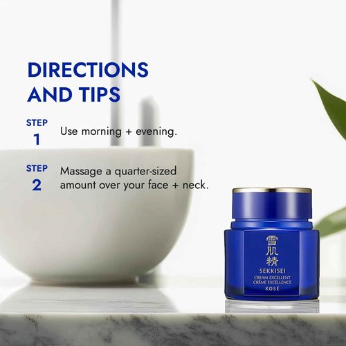 SEKKISEI Cream Excellent, Facial Moisturizer, 1.7 Ounce