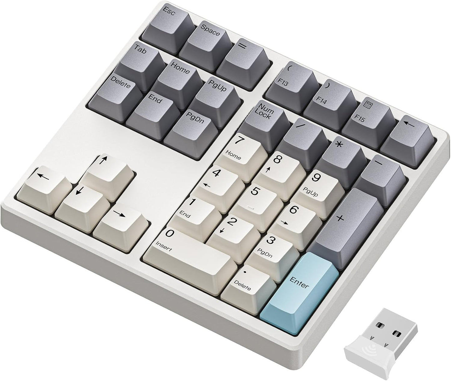 34 Keys Wired &Wireless Mechanical Number Pad