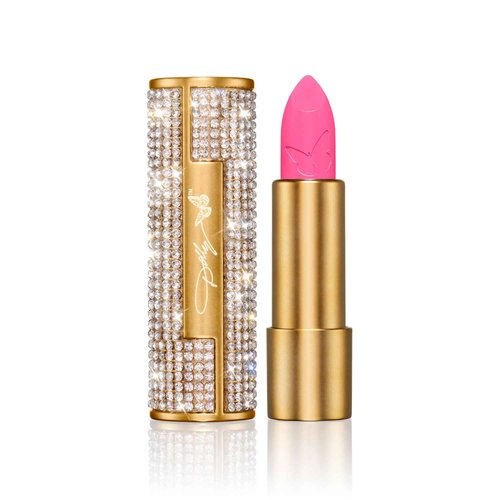 Dolly Beauty Pretty in Pink Bundle - Pink Lemonade Lipstick, Hi-Gloss Lips Lip Gloss Very Pink, Dolly-Eyes Mascara iJet Black, Hi-Definition Eye Pencil Black & Hi-Definition Lip Liner Berry - 5 Pack
