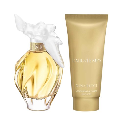 Nina Ricci L'Air Du Temps Gift Set for Women Perfume for Women, Tempt Perfume - Includes Eau de Toilette Spray 1.7 oz & Body Lotion 2.5 oz