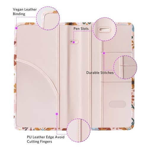 CoBak Car Registration and Insurance Holder - Vehicle Glove Box Car Organizer,Auto Truck Comparment Accessories Case with Magnetic Closure for Driver License,Cards