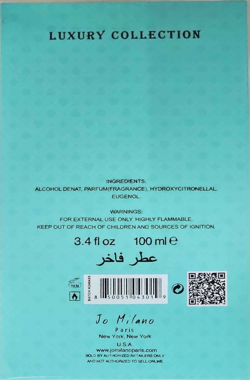 Jo Milano Game Of Spades Moon Eau de Parfum Spray for Unisex, 3.4 Ounce