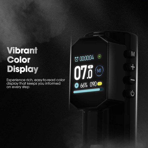 INKin Tattoo Gun 4.0mm Stroke Length, Wireless Tattoo Machine with Ultra OLED Display Screen, Eva Tattoo Pen with 1500mAh Battery Compact Lightweight Design for Tattoo Beginners and Artists