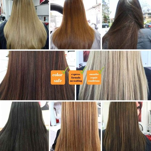 Clarifying Shampoo with Brazilian Keratin Treatment and Intensive Hair Mask KIT Tratamiento de Keratina Alisado 120ml 4fl.oz