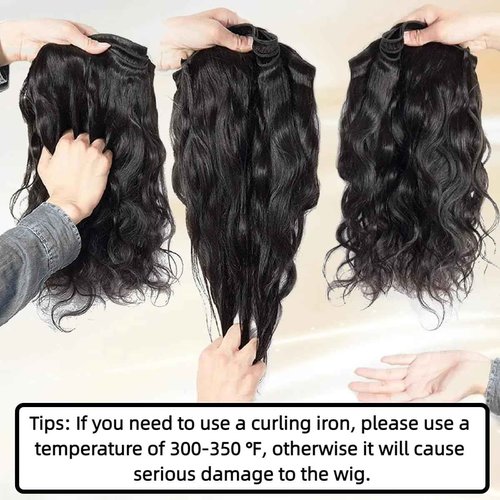 Edwad Human Hair Bundles 22-26 Inch Body Wave Bundles, 100% Unprocessed Brazilian Virgin Hair, 3 Bundles, Black, Wavy