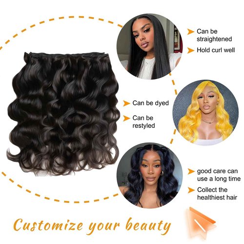 14A Brazilian Body Wave Bundles Human Hair 18 20 22 Inch 100% Real Raw Virgin Human Hair Bundles Body Wave 3 Bundles Human Hair Extension Natural Color(18 20 22)