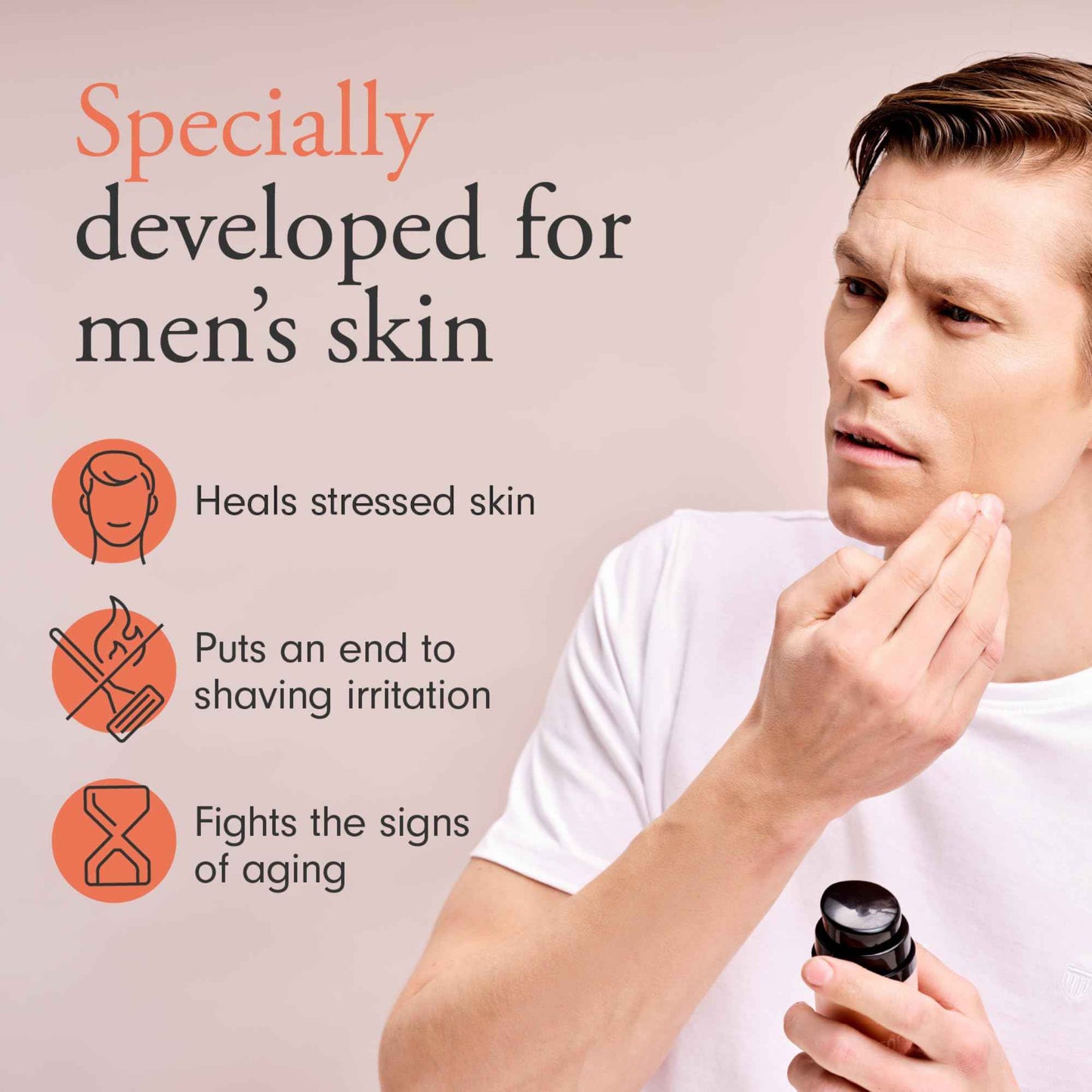 Mens Anti Aging Face Cream - Fast-Absorbing & Organic Anti Wrinkle Face Cream with Powerful Antioxidant Astaxanthin & Jojoba Oil I Hydrating Facial Moisturizer for Men to Reduce Fine Lines & Wrinkles