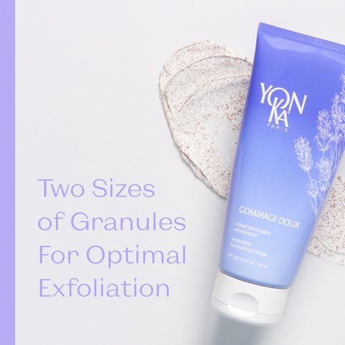 Yon-Ka Exfoliating Cream Scrub | Gommage Doux with Gentle Apricot Kernel and Mango Butter | Remove Dead Skin and Moisturize Dry Skin | 7.48 oz