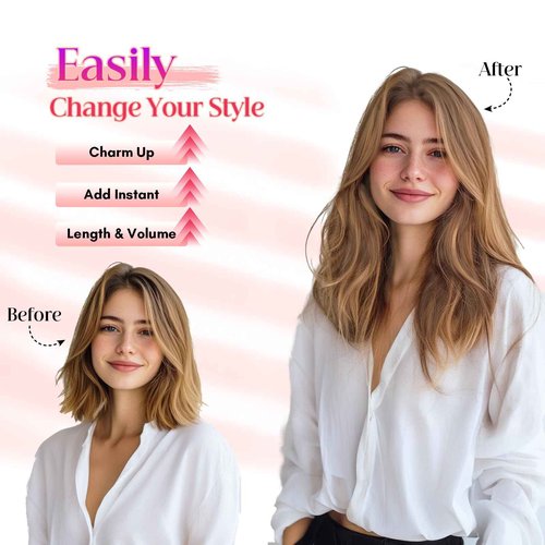 Rich Choices 100% Real Human Halo Hair Extensions for Women Remy Halo Extension Invisible Wire Hairpiece Clip in One Piece Hairpiece Upgrade Adds Weight 65g 12 Inch #6 Light Brown
