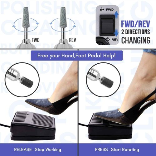 Makartt Nail Tool Sterilizer Bundle with Nail Drill Electric Nail File JD700 Nail Drills