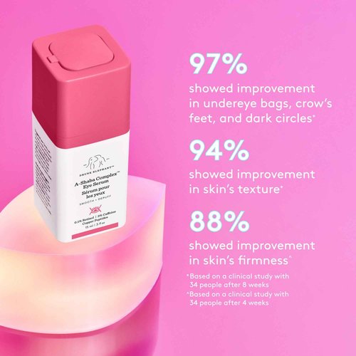 Drunk Elephant A-Shaba Complex Eye Serum - 15 ml/.5 fl oz - .1% Retinol Eye Cream - Clean Clinical Skincare - Cruelty-Free - Dermatologist-Tested - Free of Essential Oils, Silicones, and Fragrance