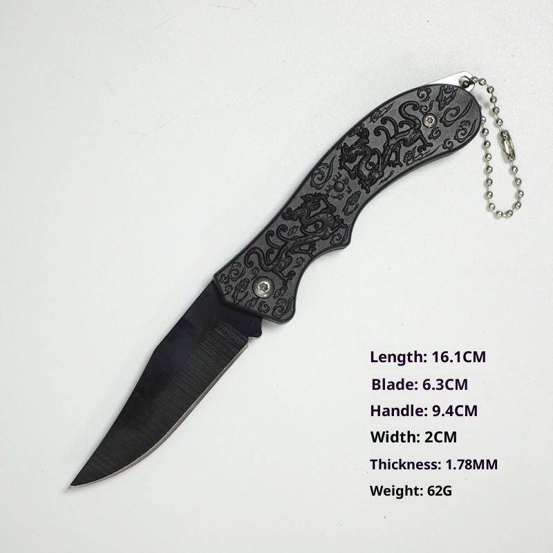 Folding Camping Knife with Stainless Steel Blade - Multiple Designs