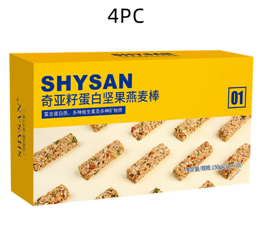 Sugar-Free Chia Nut Oat Bars – High-Protein Snack