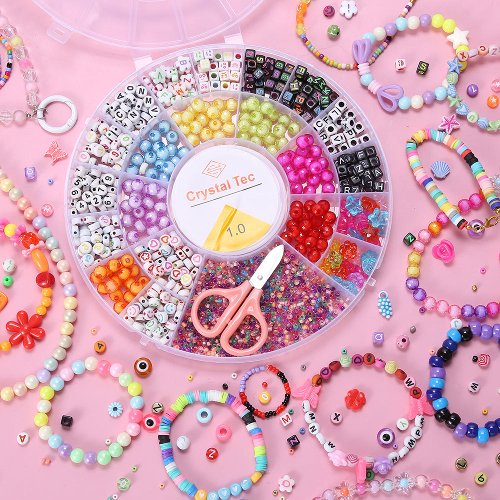 Educational Bead-Stringing Craft Kit for Kids - Handmade Art & Skills Development