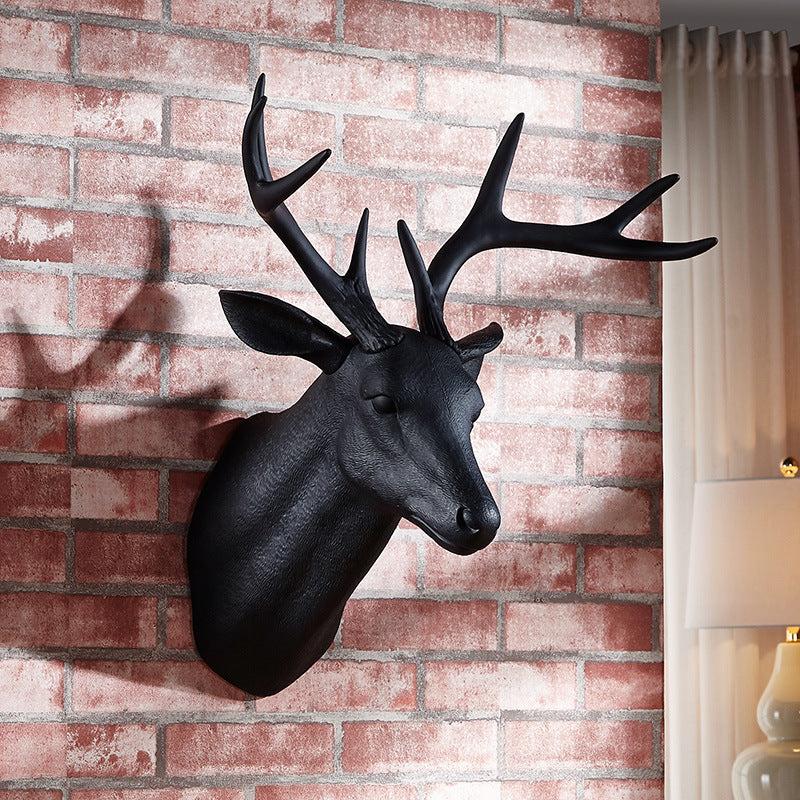 Deer Wall Decoration - Animal Head Wall Art for Home & Cafe, Nordic Style