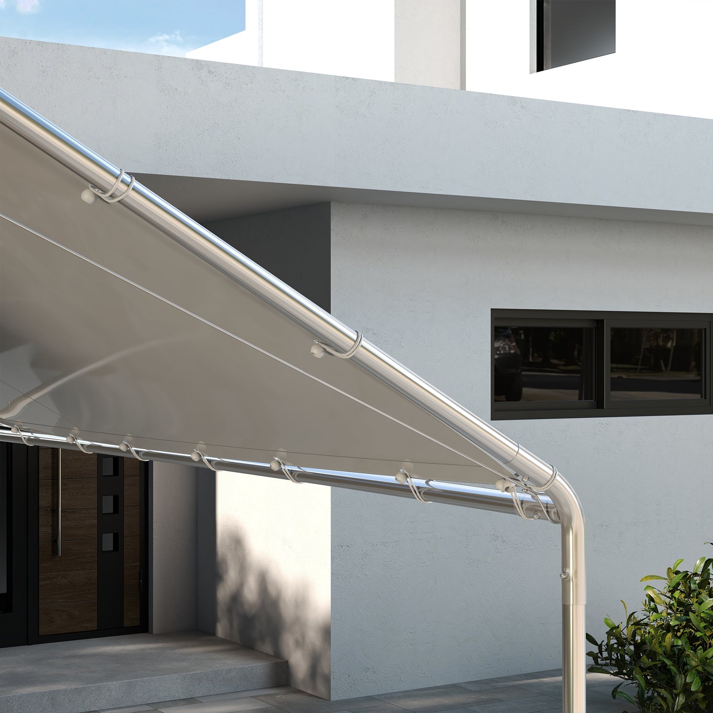 UV Resistant Carport Canopy Replacement Cover - 10x20ft