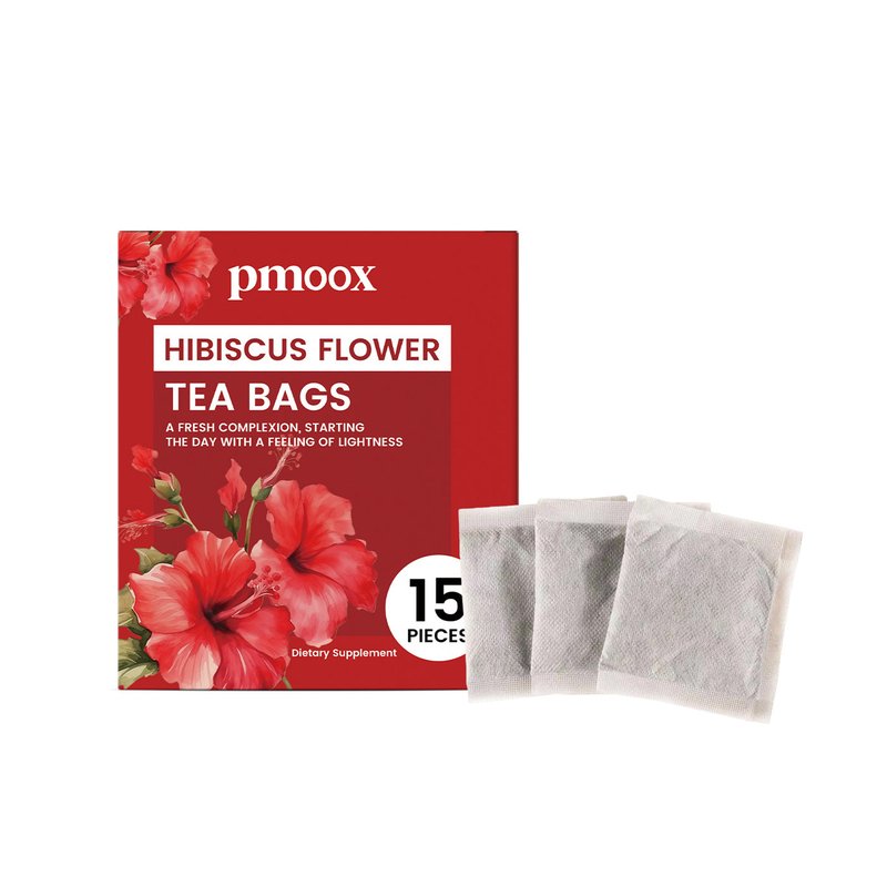 Hibiscus Herbal Tea Bags - 15 Pack