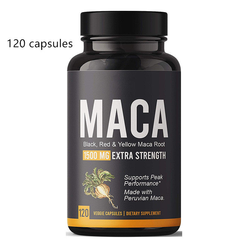 Maca Root Dietary Supplement Capsules - Natural Wellness Support