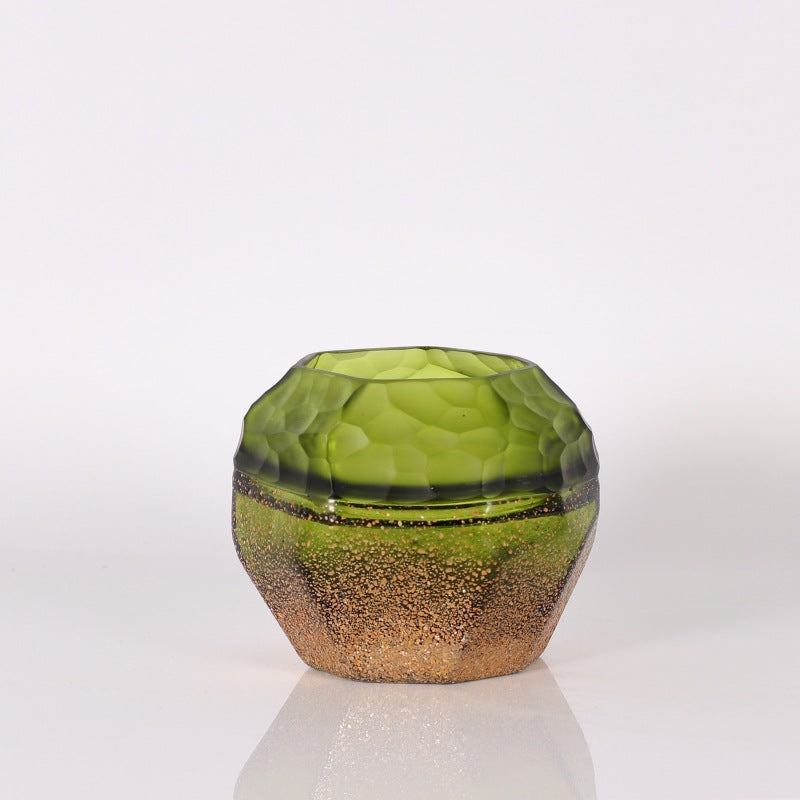 Nordic-Style Handmade Glass Vase with Elegant Design - Multiple Sizes