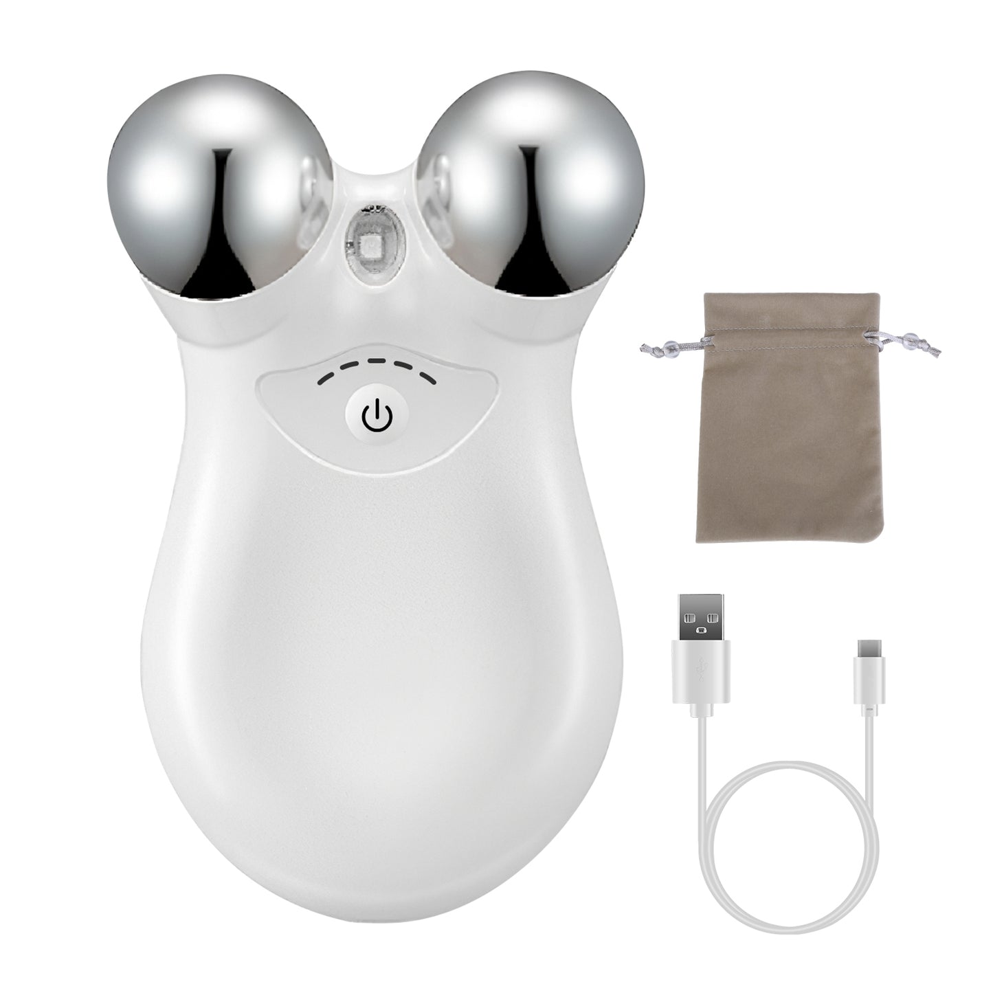 Microcurrent Facial Massager with Red Light Therapy - 5-Gear Skin Lifting - Pink