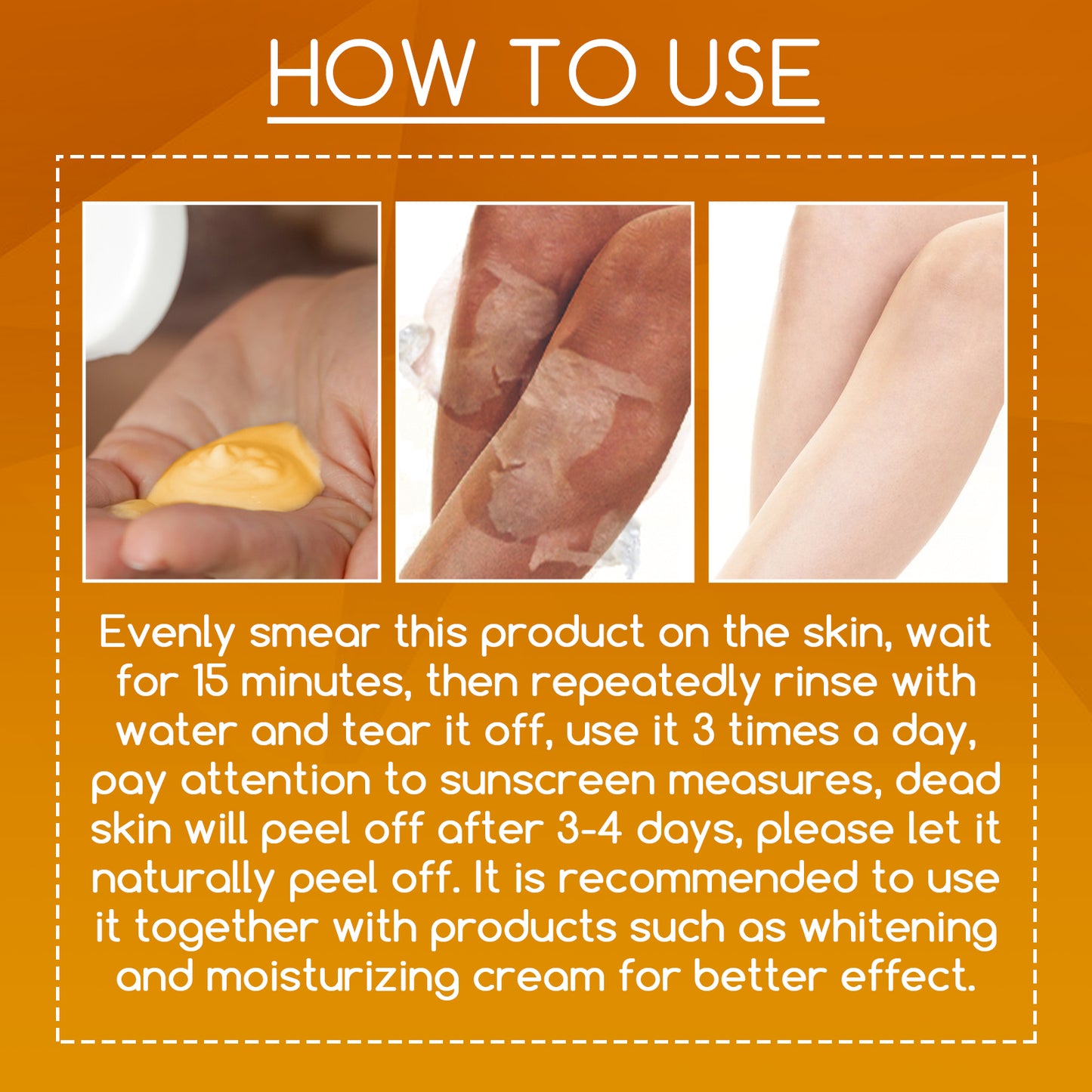 Orange Peel Exfoliating Body Lotion - Brightening & Moisturizing Skin Treatment