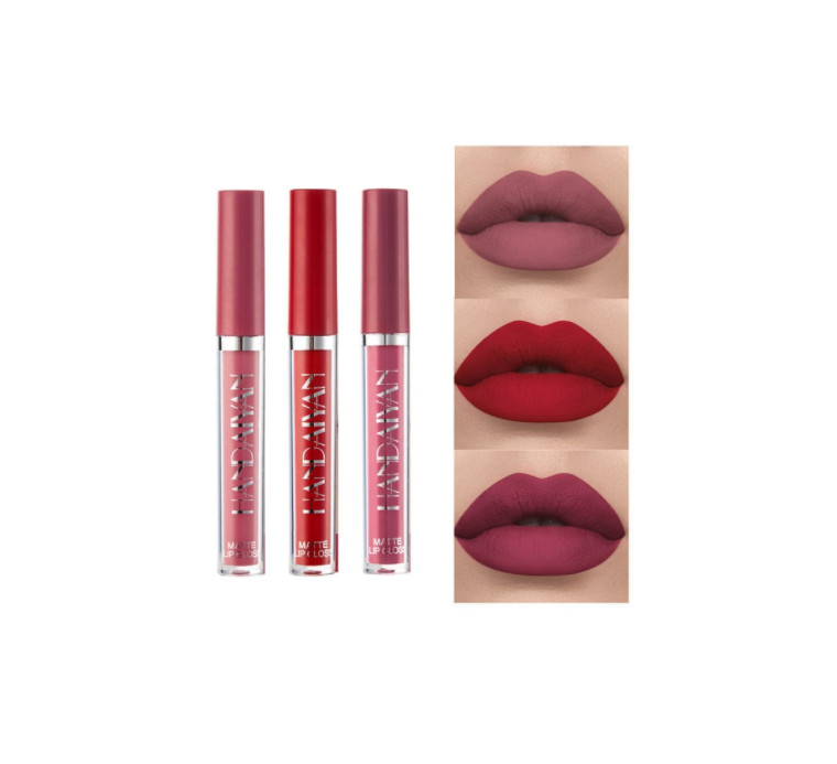 Matte Non-Stick Lip Gloss Liquid Lipstick - Fading-Resistant, 2.5ML