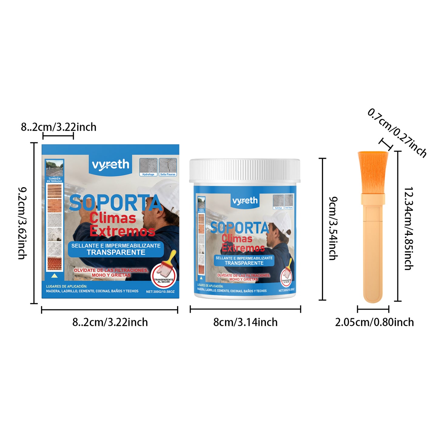 Waterproof Sealing Adhesive 300g for Kitchen Storage - Clear